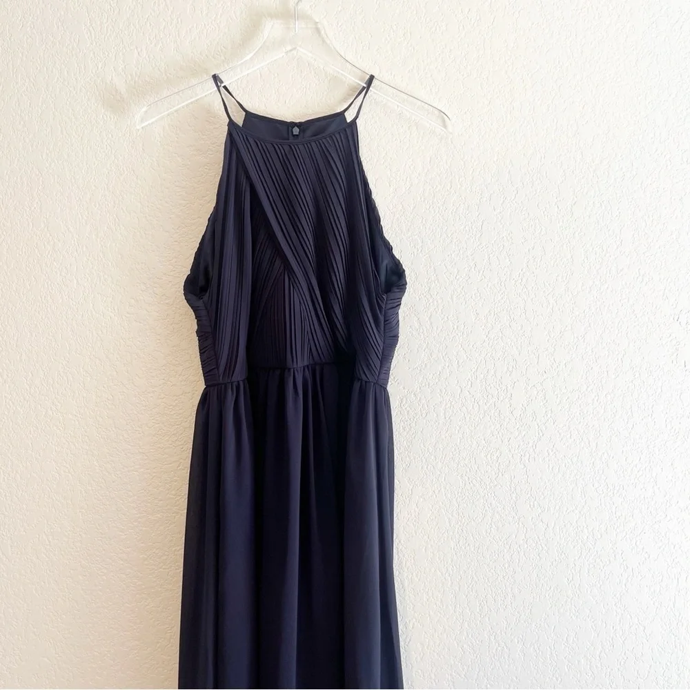 ANTHROPOLOGIE BHLDN Madrie Maxi Dress in Midnight Size 12 - Picture 4 of 15